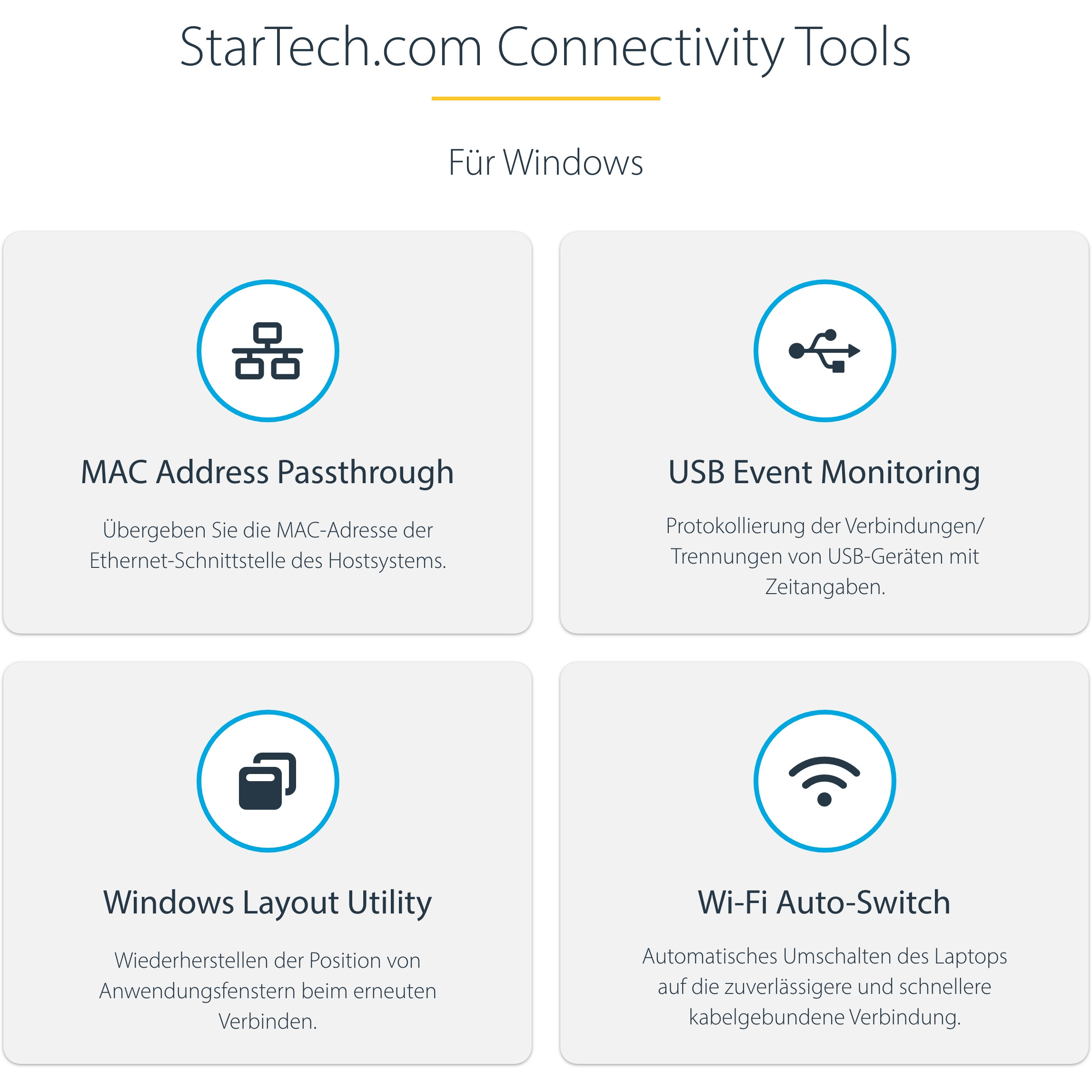 Docking station STARTECH.COM USB4 DOCKING STATION (USB-C 40 Gbps, dual video HDMI, 2x 4K 60 Hz, 6x USB, 2.5 Gigabit Ethernet, 100 W power delivery)-16