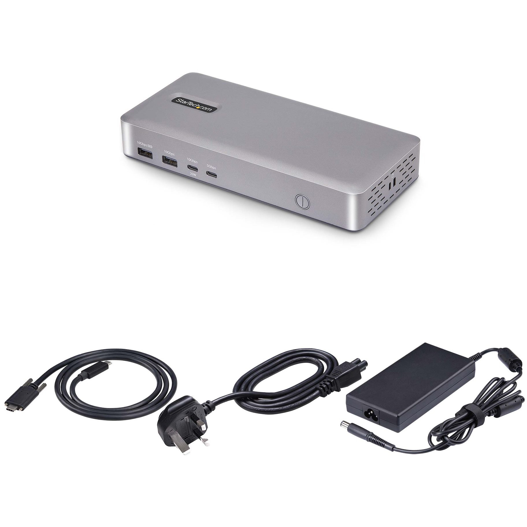 Docking station STARTECH.COM USB4 DOCKING STATION (USB-C 40 Gbps, dual video HDMI, 2x 4K 60 Hz, 6x USB, 2.5 Gigabit Ethernet, 100 W power delivery)-22