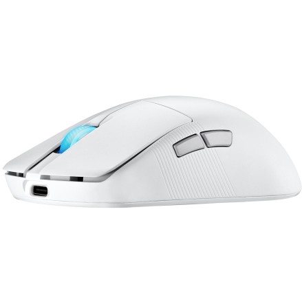 Miš ASUS ROG Harpe Ace Mini WE (Optički, 42000 DPI, RF bežični + Bluetooth + USB Type-C, Bijeli)-6