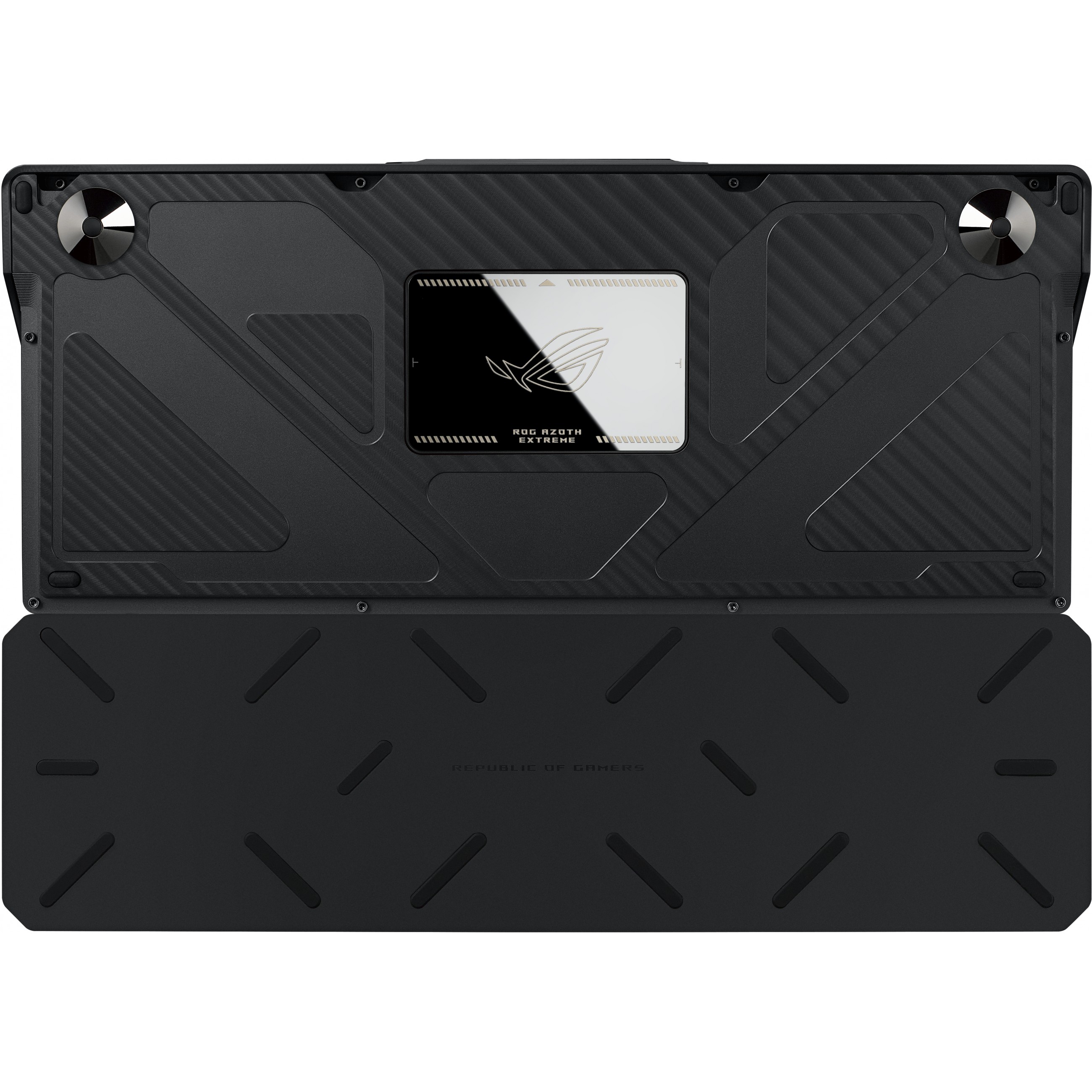Tipkovnica ASUS ROG Azoth Extreme (RGB LED pozadinsko osvjetljenje, OLED zaslon, bežična i žičana povezanost, mehanički prekidači, 75%) – internacionalna non HR tipkovnica-4