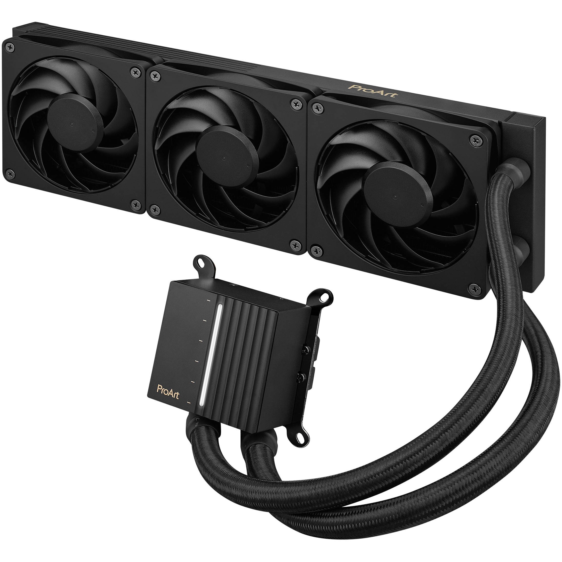 Sustav za hlađenje procesora ASUS ProArt LC 360 (tekućinsko hlađenje, 360 mm radijator, tri Noctua NF-A14 Industrial PPC 2000 ventilatora, ASUS Aura Sync)-2