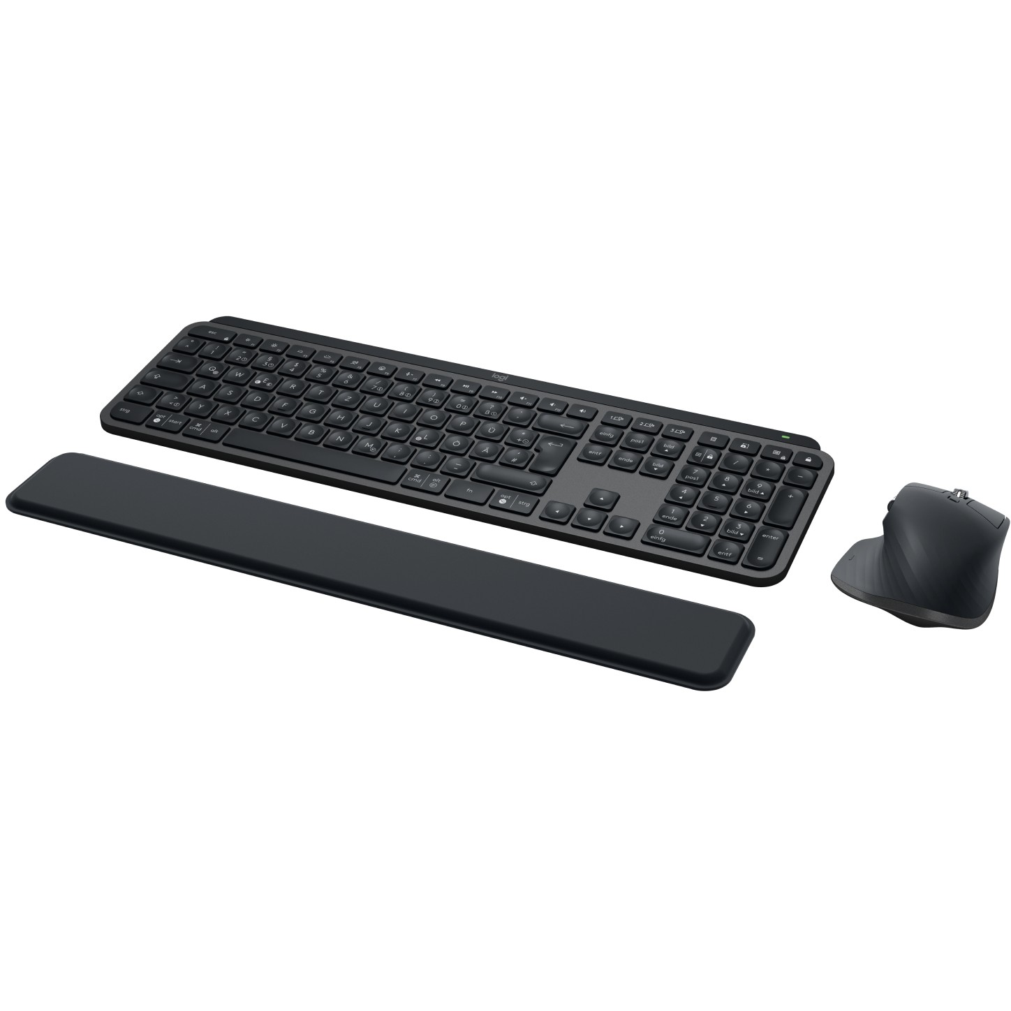Set tipkovnica i miš LOGITECH MX Keys S Combo, bežični, non-HR tipkovnica, grafitna boja-3