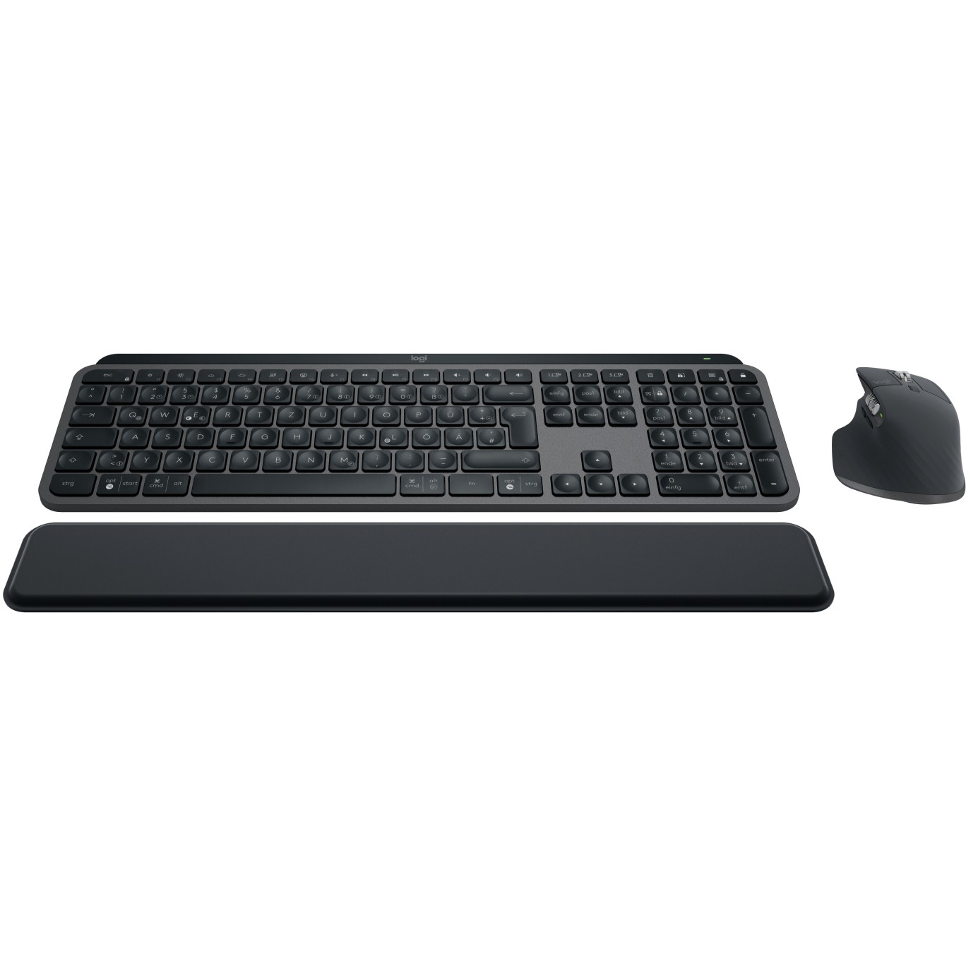 Set tipkovnica i miš LOGITECH MX Keys S Combo, bežični, non-HR tipkovnica, grafitna boja-4