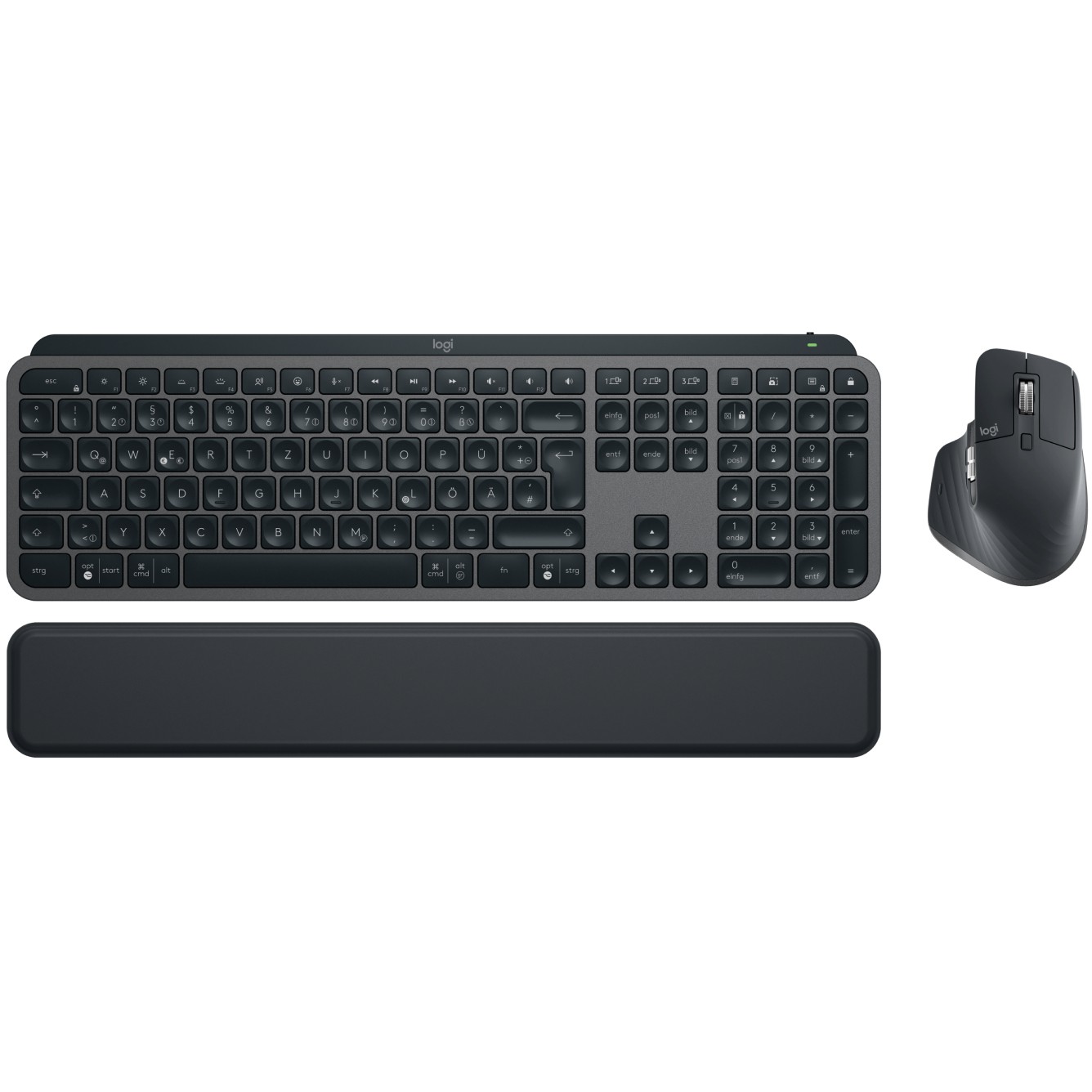Set tipkovnica i miš LOGITECH MX Keys S Combo, bežični, non-HR tipkovnica, grafitna boja-5