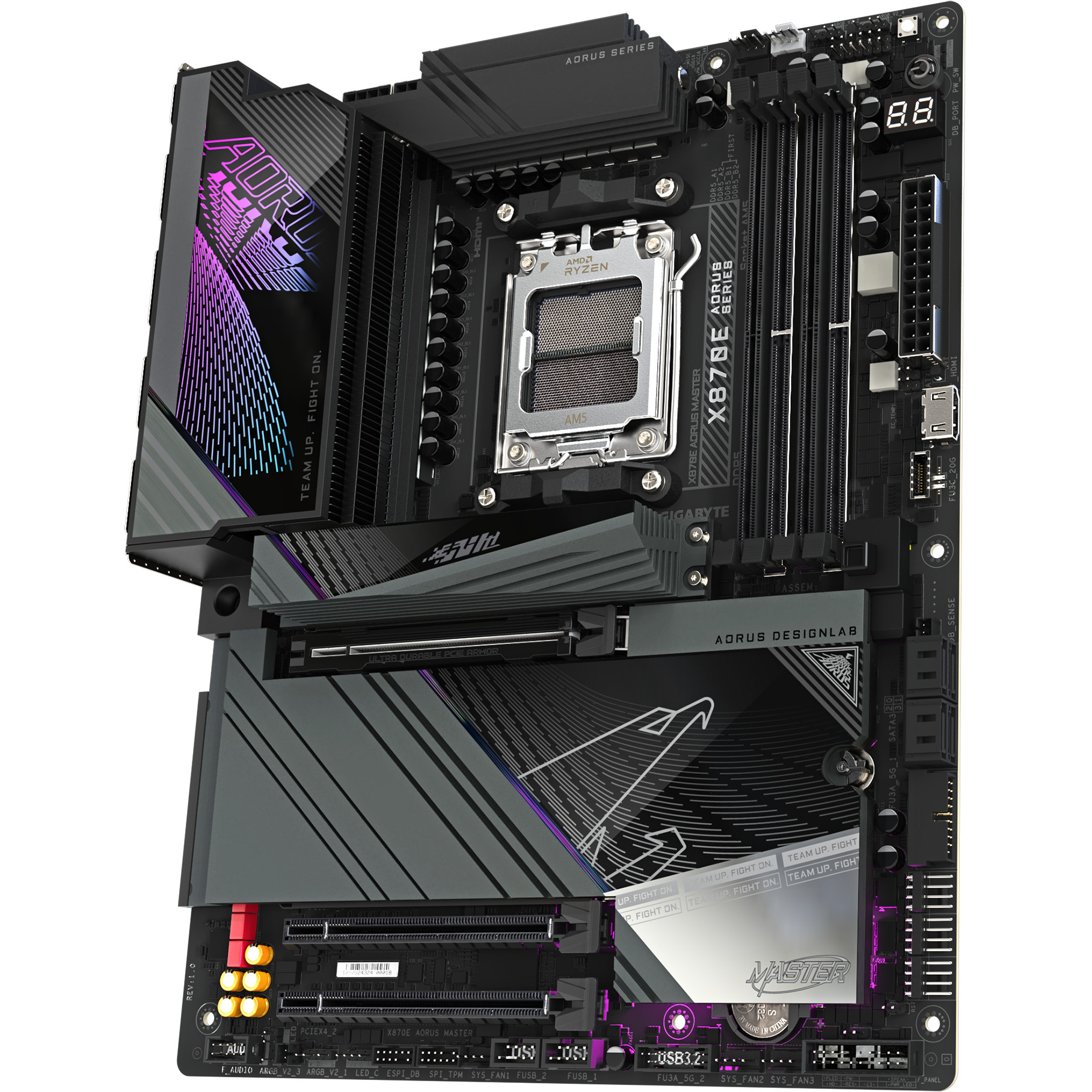 Motherboard GIGABYTE AORUS X870E MASTER ATX Socket AM5 AMD X870E-4