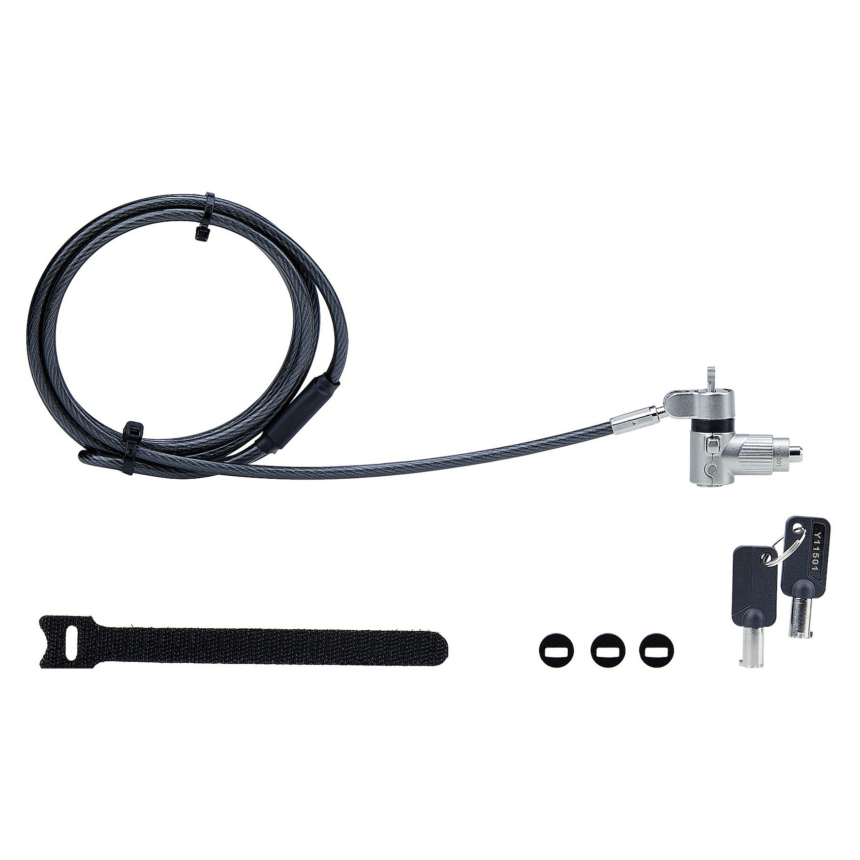 Sigurnosna brava za laptop STARTECH LTLOCK3IN1 3-u-1 (za Noble Wedge, Nano i K-Slot)-10
