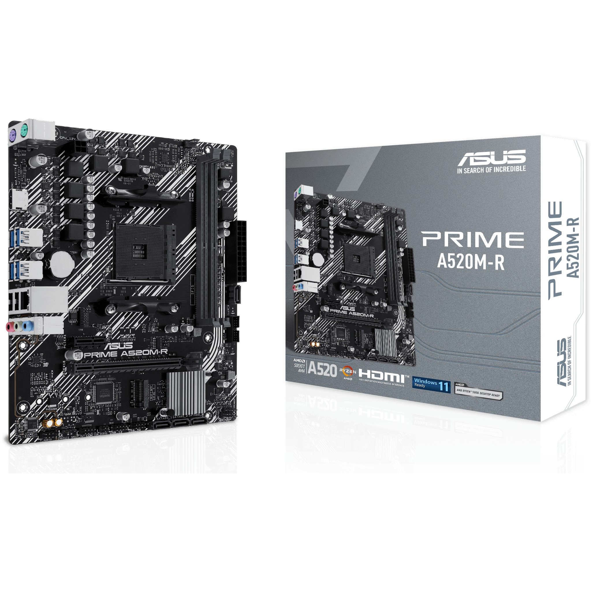 Matična ploča ASUS PRIME A520M-R (am4, a520, micro atx, ddr4)-1