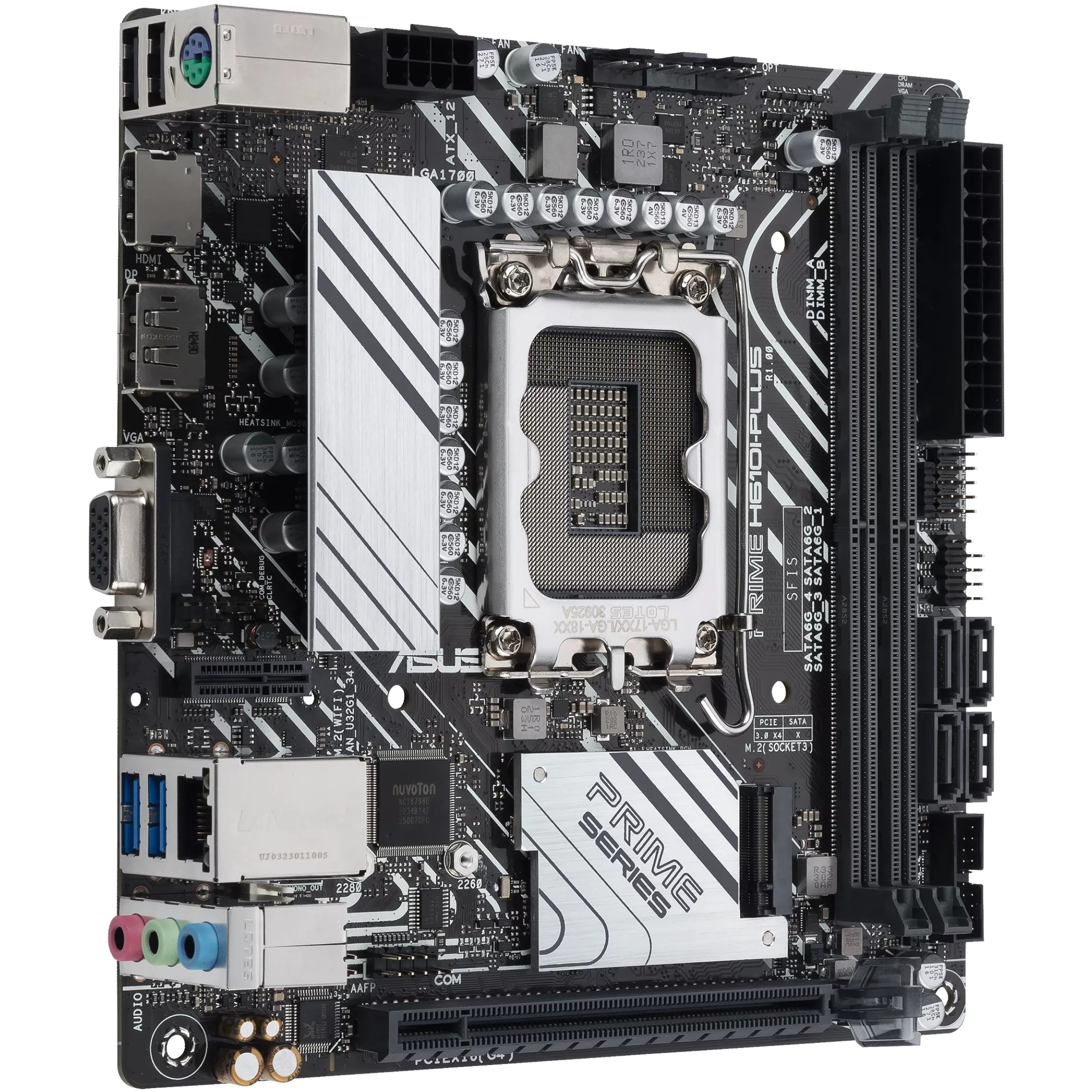 MB ASUS Intel 1700 PRIME H610I-PLUS-CSM-3