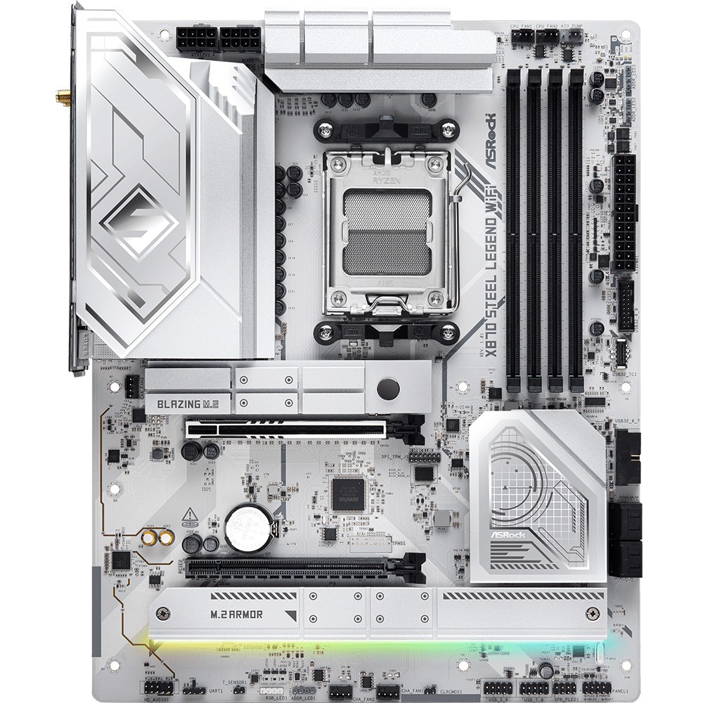 Matična ploča ASROCK X870 Steel Legend WiFi (Socket AM5, AMD X870, DDR5 RAM, 2.5 Gigabit Ethernet, Wi-Fi 7)-3