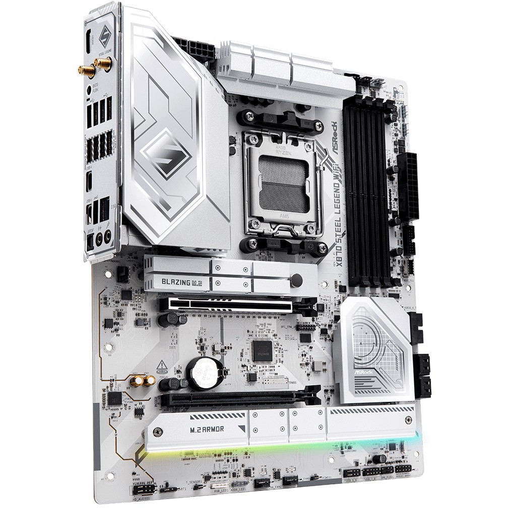 Matična ploča ASROCK X870 Steel Legend WiFi (Socket AM5, AMD X870, DDR5 RAM, 2.5 Gigabit Ethernet, Wi-Fi 7)-4