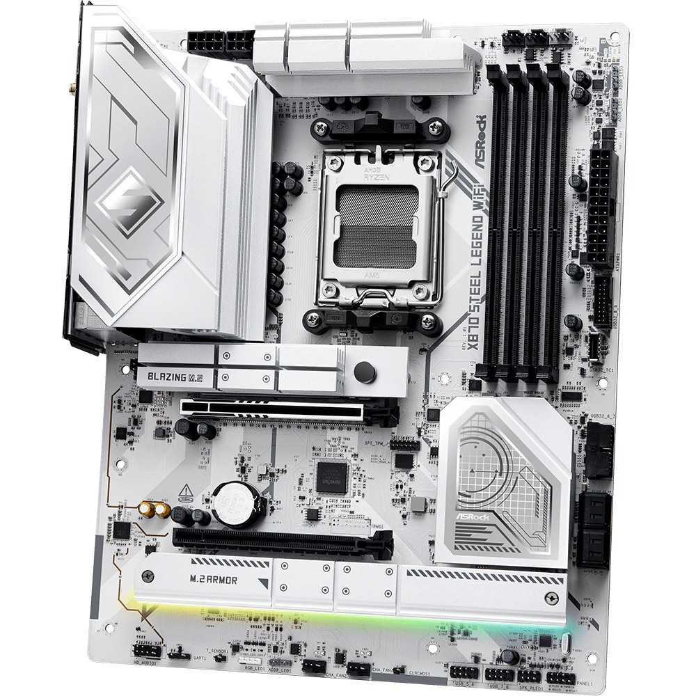 Matična ploča ASROCK X870 Steel Legend WiFi (Socket AM5, AMD X870, DDR5 RAM, 2.5 Gigabit Ethernet, Wi-Fi 7)-5
