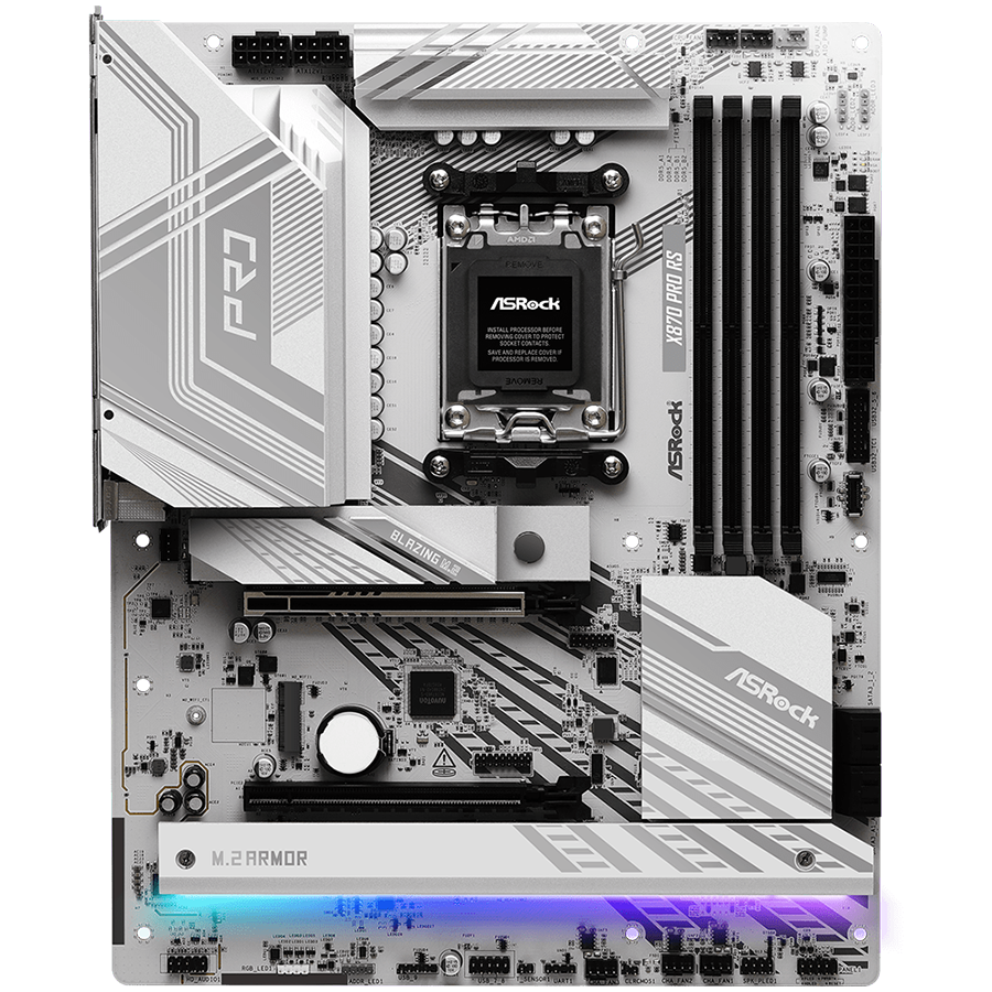 Motherboard ASROCK X870 Pro RS - ATX - Socket AM5 - AMD X870-8