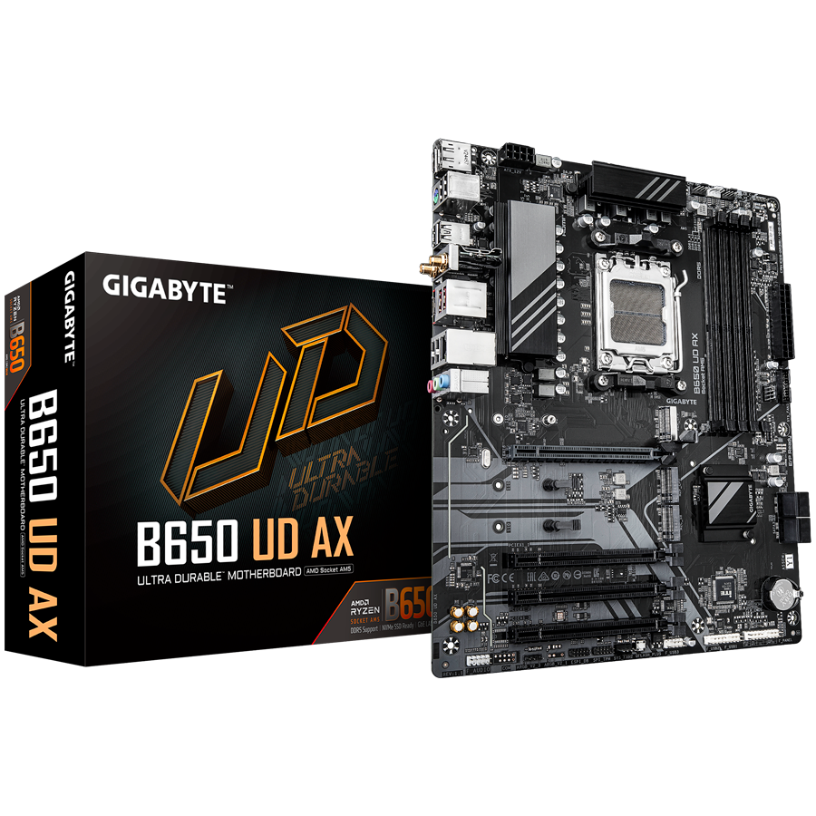 Matična ploča GIGABYTE MB GBT AMD AM5 B650 UD AX (AMD B650, AM5)-1
