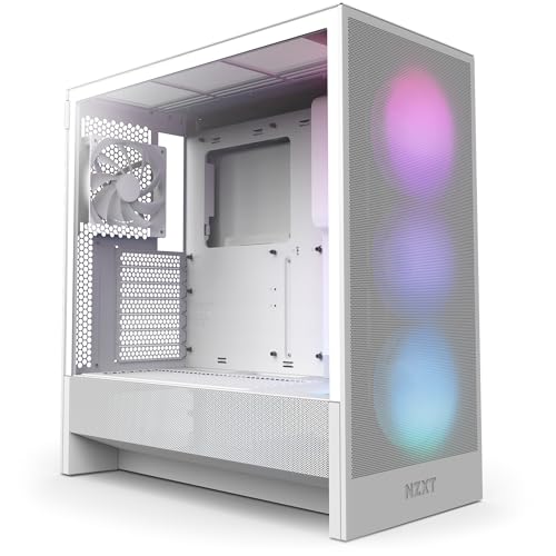 Case NZXT H5 Flow RGB White Midi ATX (2024)-11