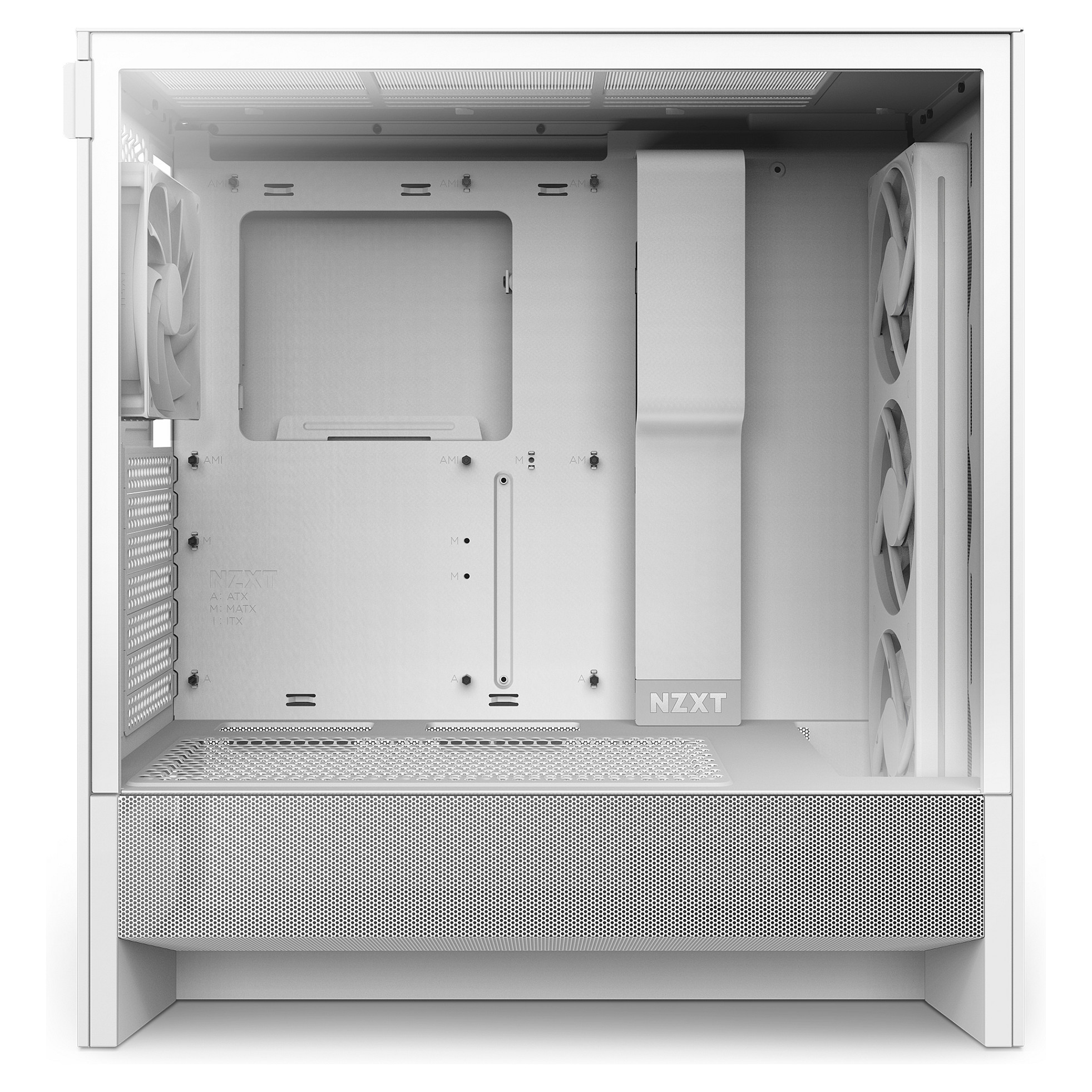 Case NZXT H5 Flow RGB White Midi ATX (2024)-8
