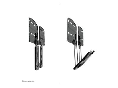 Neomounts WL30-265BL1 mounting kit - Ultra-Flat, fixed - for digital signage LCD panel / LCD display - black-3
