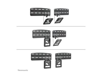 Neomounts WL30-265BL1 mounting kit - Ultra-Flat, fixed - for digital signage LCD panel / LCD display - black-4