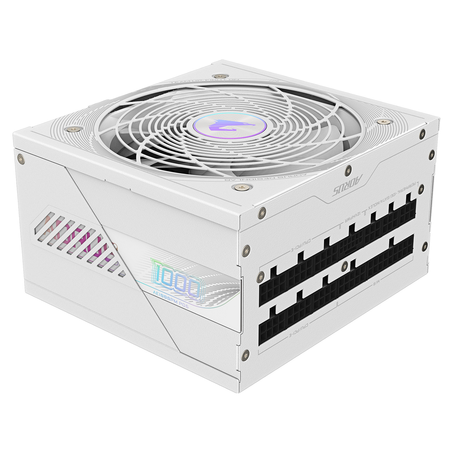 Napajanje GIGABYTE AORUS ELITE P1000W ICE (1000w, 80 PLUS Platinum, fully modular design, ATX 3.0 compatible, EU Plug)-9