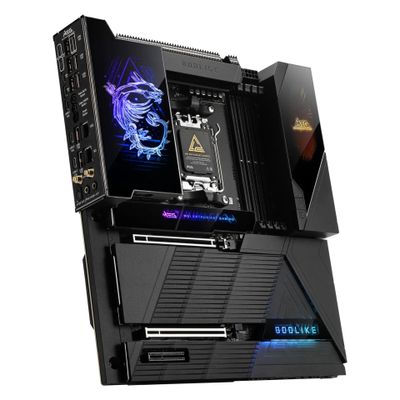 Motherboard MSI MEG X870E GODLIKE (amd am5, ddr5, 4500 mhz, 10 gigabit ethernet, 8 usb 3.2 gen 2, 7 m.2 slots)-0