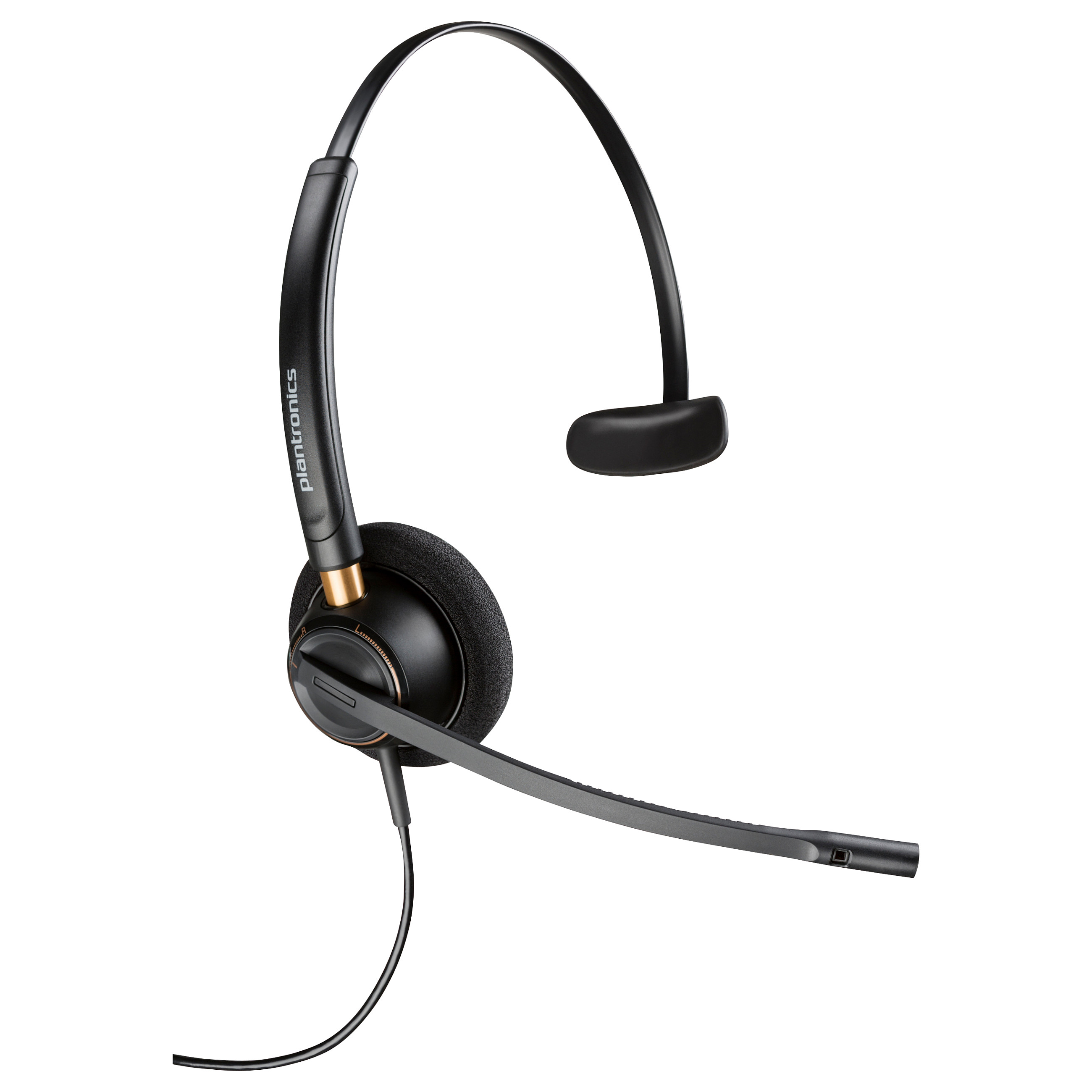 Slušalice HP Poly EncorePro HW510 (on-ear, frekvencijski odziv 20 - 16000 Hz, omjer signala i šuma 50 dB, žičano povezivanje, rotirajući mikrofon 290°)-2