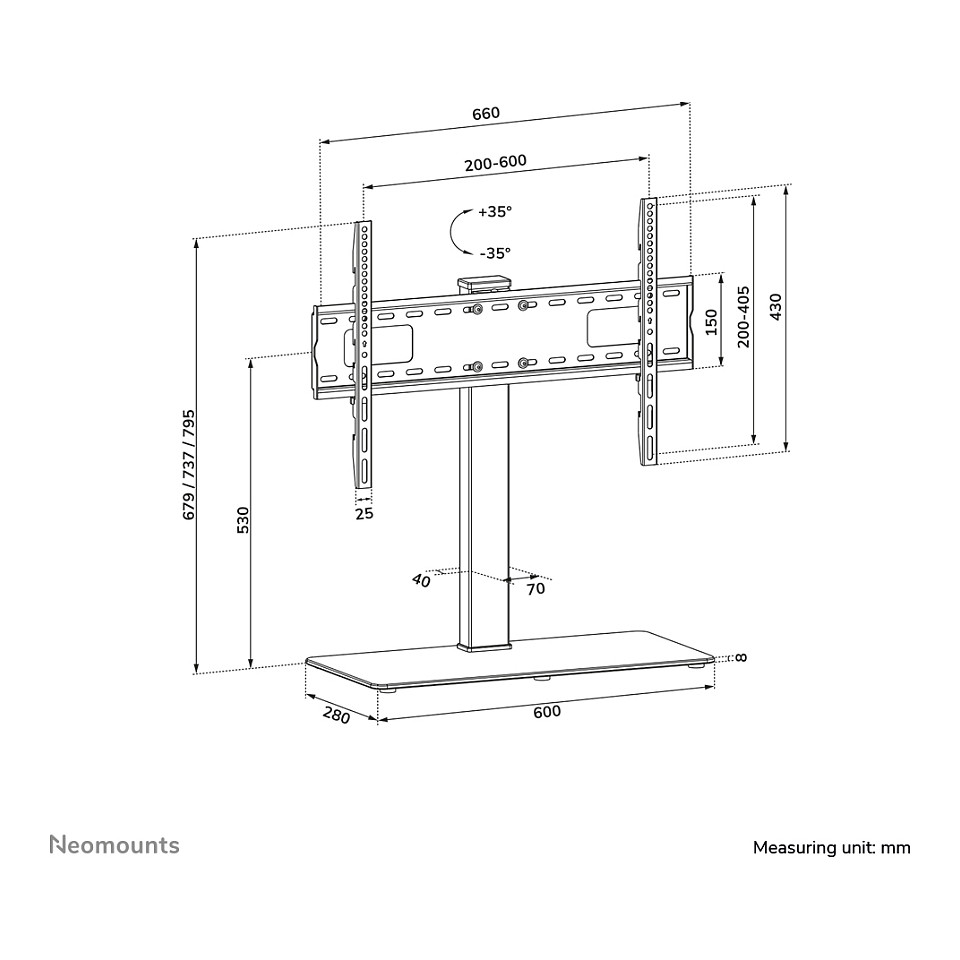 Stalak za TV NEOMOUNTS DS45-430BL16 crni-22