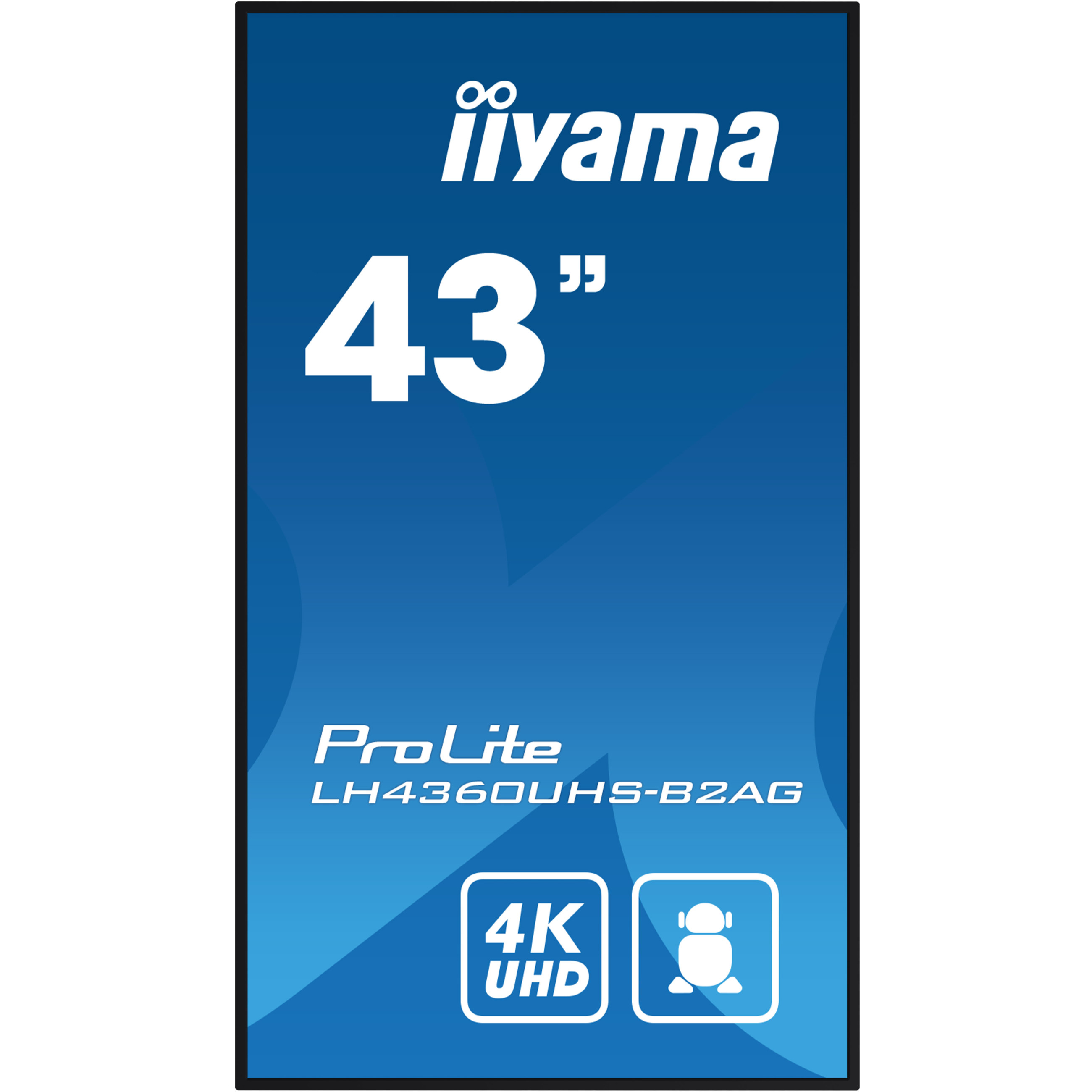 iiyama ProLite LH4360UHS-B2AG 43" Class (42.5" viewable) LED-backlit LCD display - 4K - for digital signage-16