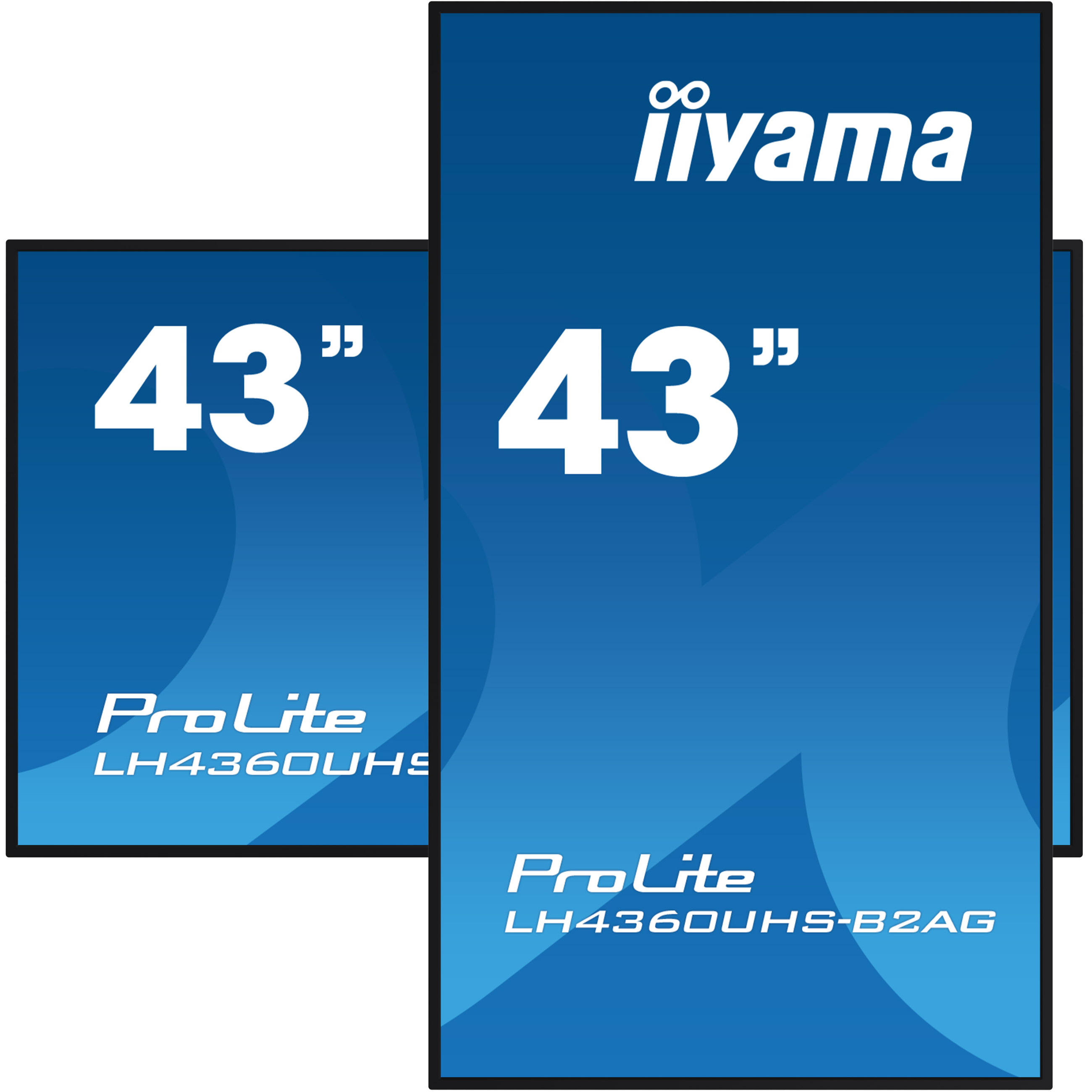 iiyama ProLite LH4360UHS-B2AG 43" Class (42.5" viewable) LED-backlit LCD display - 4K - for digital signage-18