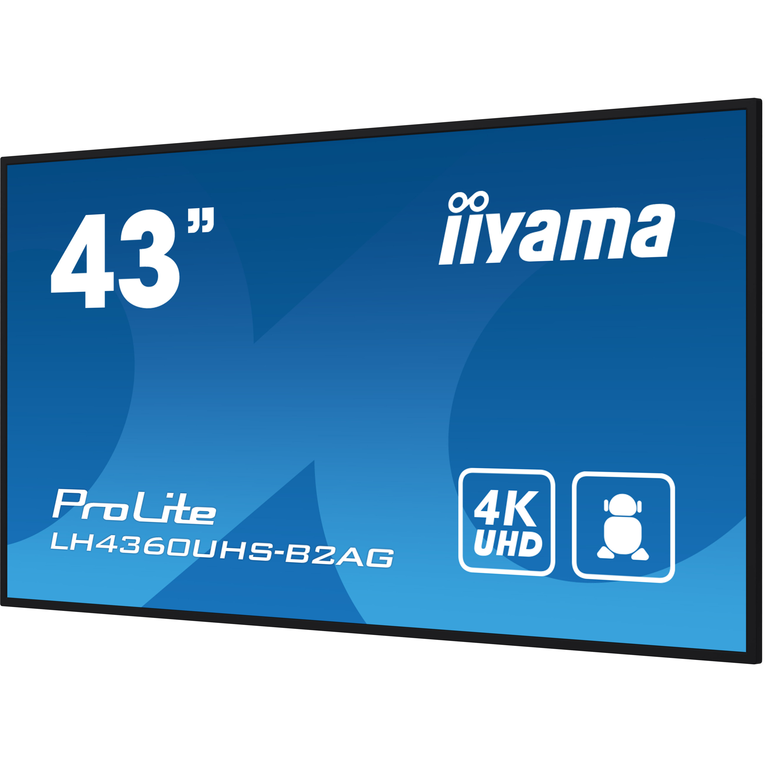 iiyama ProLite LH4360UHS-B2AG 43" Class (42.5" viewable) LED-backlit LCD display - 4K - for digital signage-20