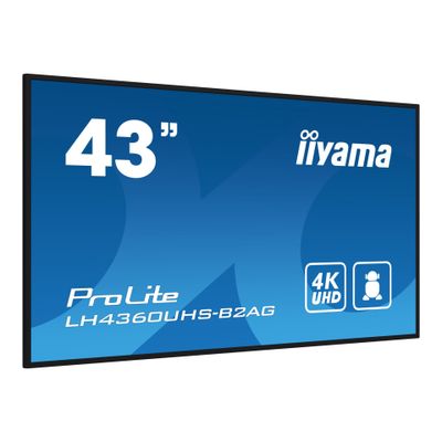 iiyama ProLite LH4360UHS-B2AG 43" Class (42.5" viewable) LED-backlit LCD display - 4K - for digital signage-1