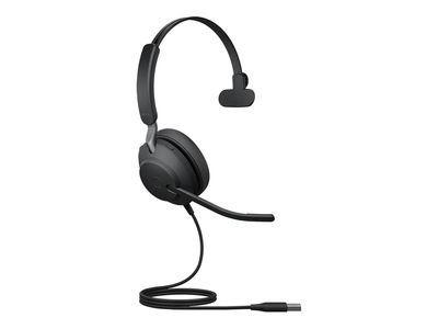 Slušalice JABRA Evolve2 40 UC Mono (on-ear, HD Voice, 40 mm dijafragma, kontrola poziva, kabelska povezanost)-1