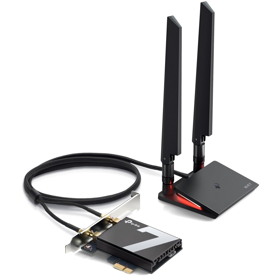 Adapter TP-LINK Archer BE9300 Wi-Fi 7 Bluetooth 5.4 PCIe-3