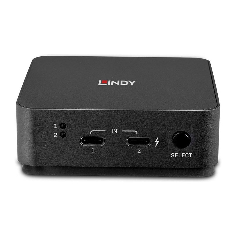 KVM Switch LINDY 2 Port HDMI 2.0, USB 3.0 & USB C, 4K@60Hz, 100W PD-6
