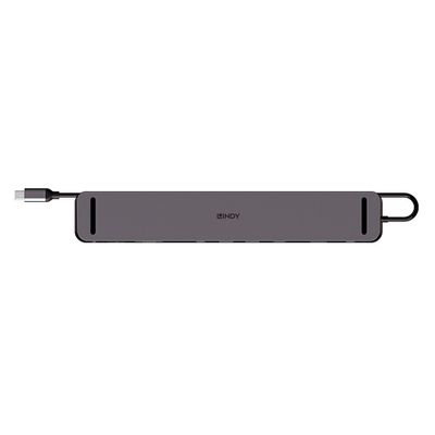 Lindy DST-Mini XT 810 USB-C Mini Docking Station, 8K/Dual 4K, 100W PD-1