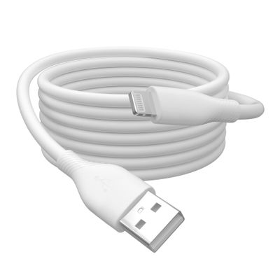 Kabel DIGITUS za punjenje USB do Lightning 1m bijeli (USB / USB 2.0, 480 Mbps, 5 V, do 12 W, MFi certifikacija)-1