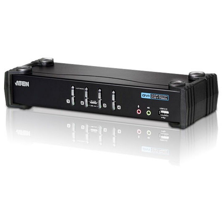 Kvm / audio prekidač ATEN CubiQ CS1764A (4 porta)-3