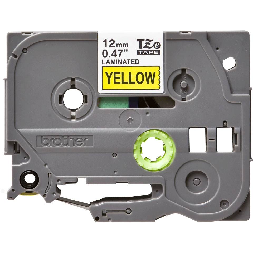Laminirana traka BROTHER TZe-631 (crno na žuto)-2