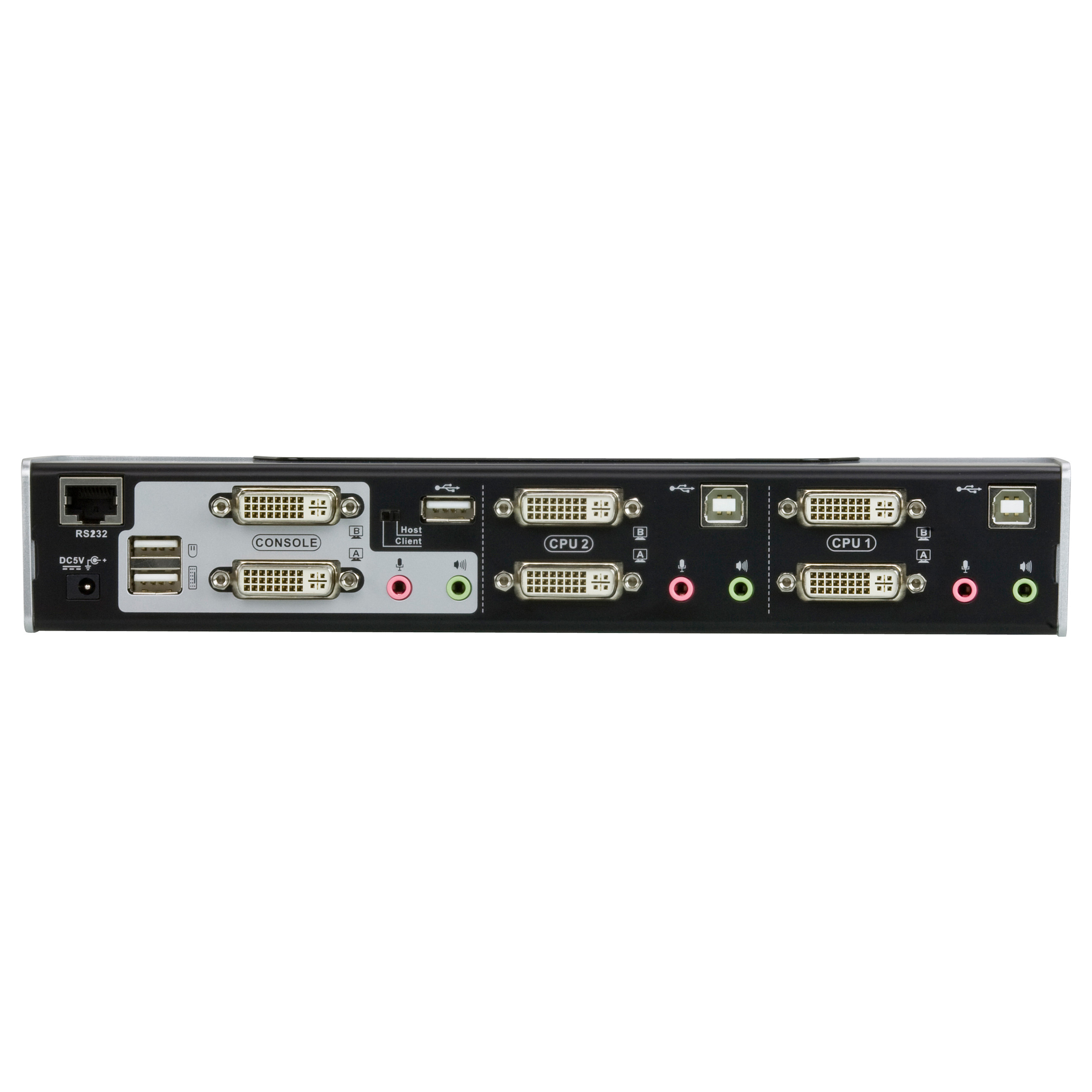 Kvm / audio / USB prekidač s dvostrukim pogledom na DVI ATEN CS1642A (2 priključka)-3