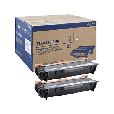 Toner BROTHER TN3380 2PK (original, 2 komada, crni)-1