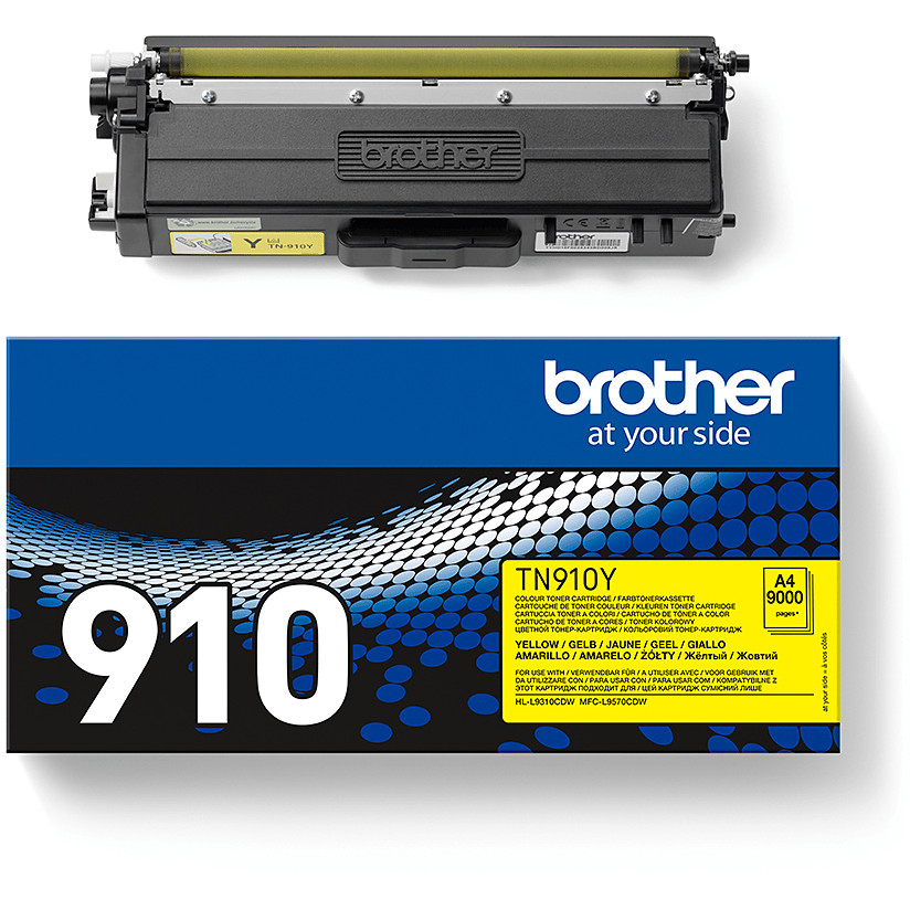 Toner BROTHER TN910Y (Ultra Jumbo, original) žuta-3