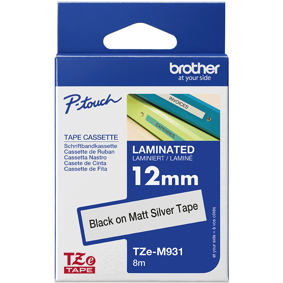 Traka za označavanje BROTHER TZeM931 (laminirana traka, 1 rola, 1.2 cm x 8 m)-4