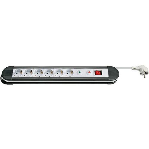 Kabel produžni GOOBAY, 6 mjesta, 1.5mm2, prenaponska zaštita, PVC, 1.5m-2