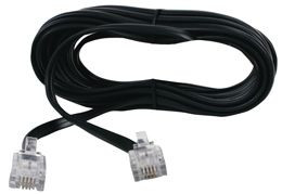 Kabel telefonski/ADSL M M 6/4 10,0 m, crni-4