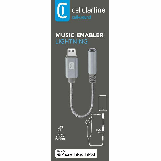 Adapter audio CELLULARLINE AUX- MFI-2