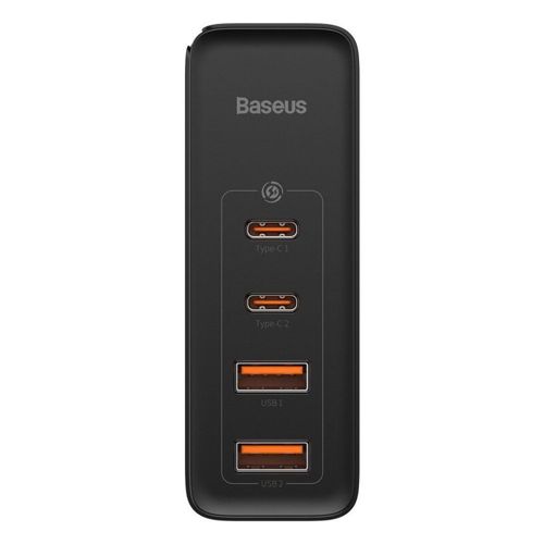 Adapter BASEUS GaN2 Pro Quick Charger 100W, 2x USB-A, 2x USB-C, Black, CCGAN2P-L01-1