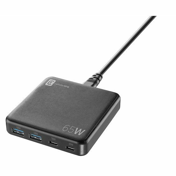 Adapter CELLULARLINE MULTIPOWER DESK 65W-2