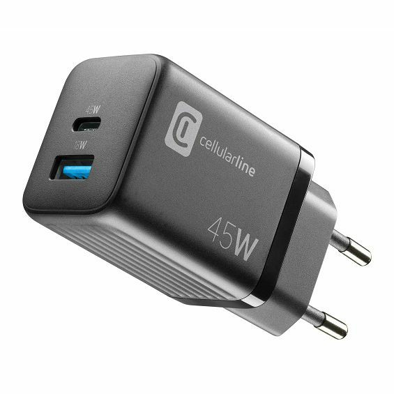 Adapter CELLULARLINE MULTIPOWER Micro 45W DUAL-3