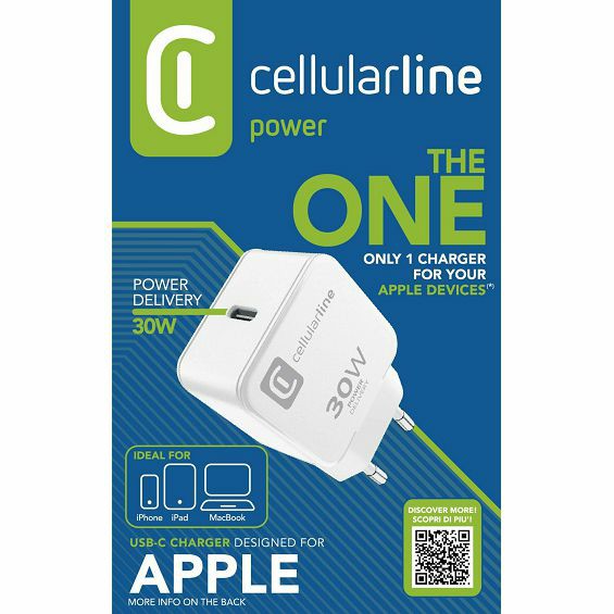Adapter CELLULARLINE za iPHONE 30W, USB-C-2