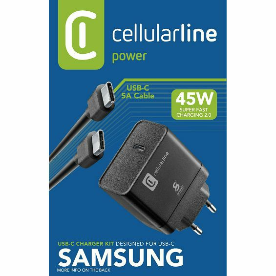 Adapter CELLULARLINE za SAMSUNG Type-C + kabel Type-C, 45W-2