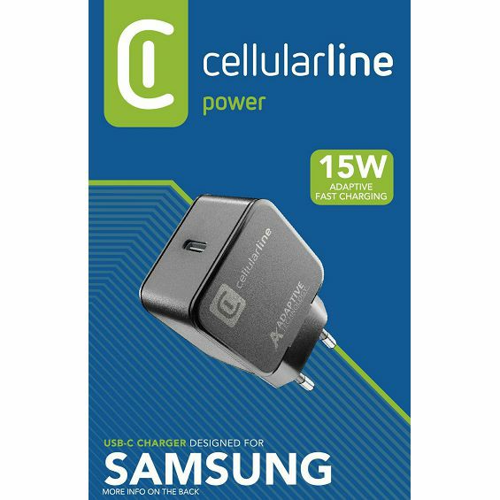 Adapter CELLULARLINE za SAMSUNG USB-C, 15W-2