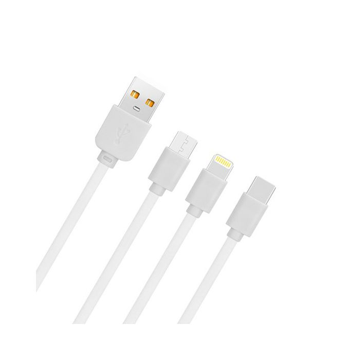 Adapter HYTECH HY-X117, 3u1, USB- C, micro, 8-pin-0
